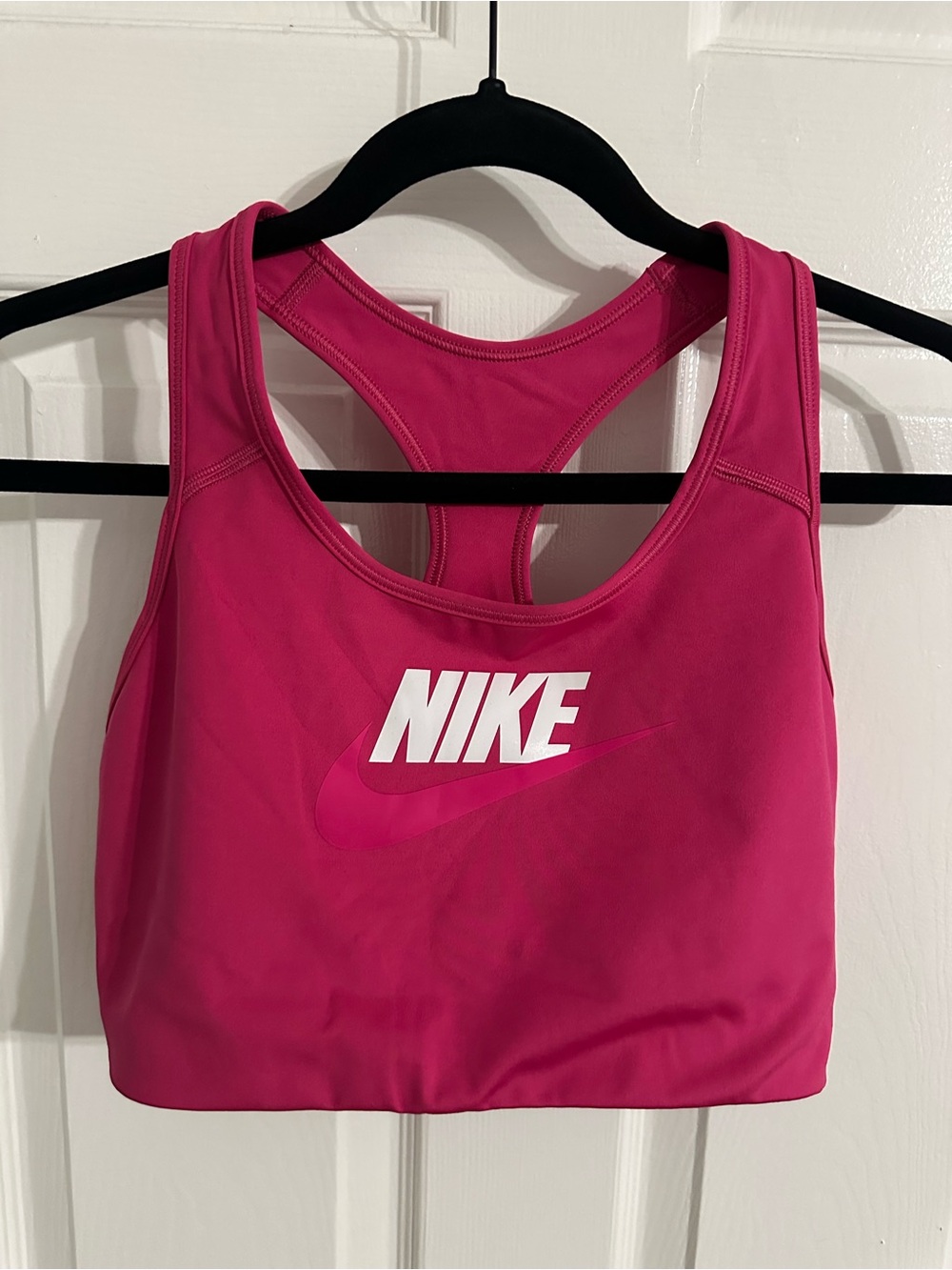Nike Women's Pink Racerback Sports Bra